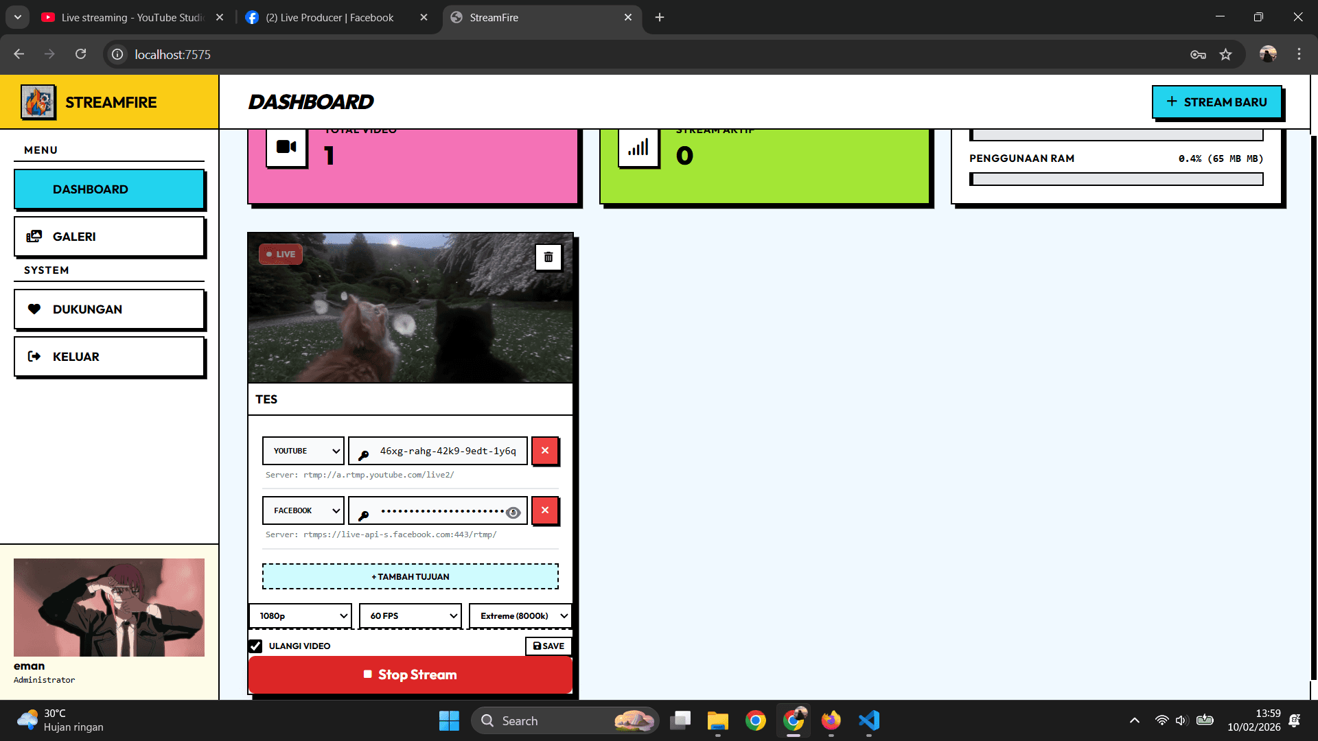 StreamFire